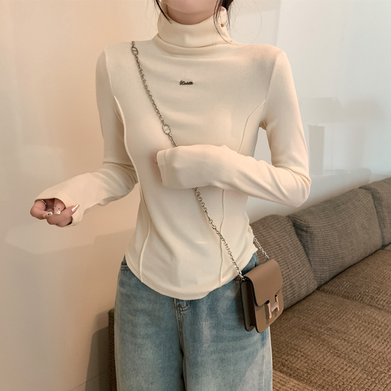 Autumn and winter slim T-shirt long sleeve tops