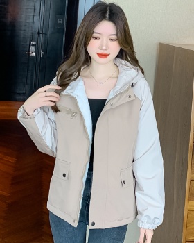 Bunny baseball uniforms Korean style thick coat for women