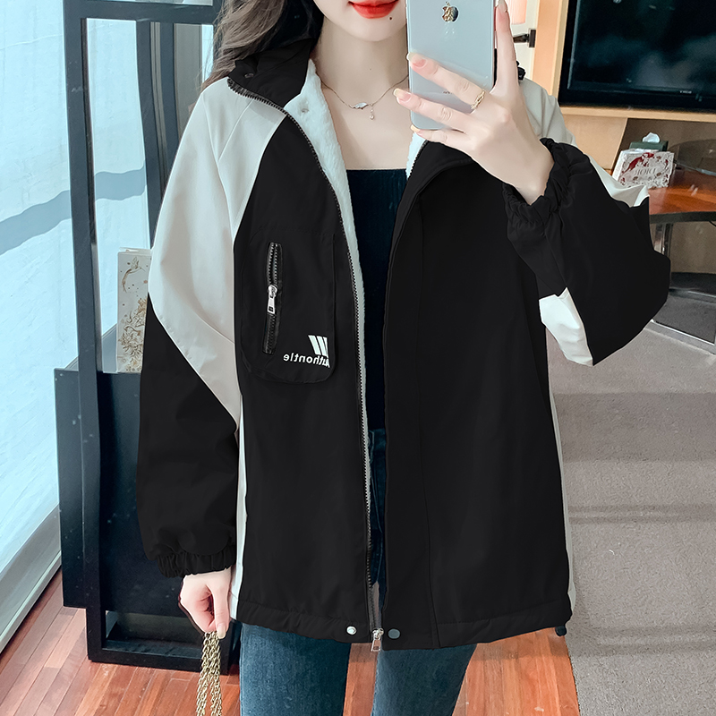 Autumn and winter jacket fashion technical jacket for women