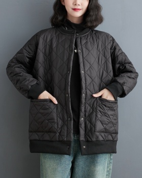 Large yard slim cotton coat hooded winter coat