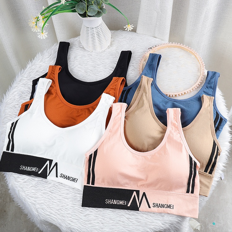 Yoga wrapped chest underwear sports vest for women