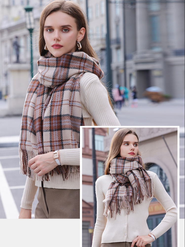 Student shawl imitation of cashmere scarves for women