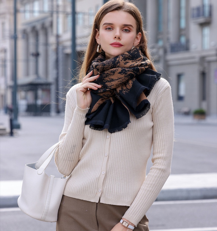 All-match thermal shawl winter scarves for women