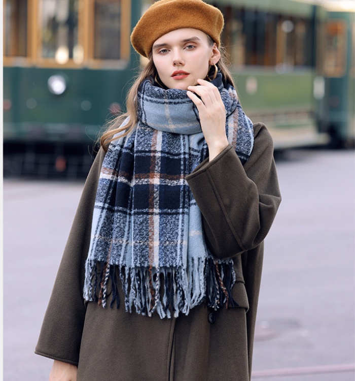 Thermal imitation of cashmere couples scarves for women