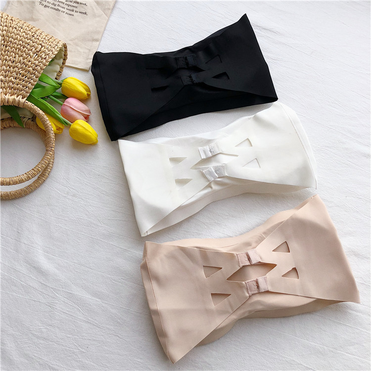Breasted wrapped chest invisible underwear for women