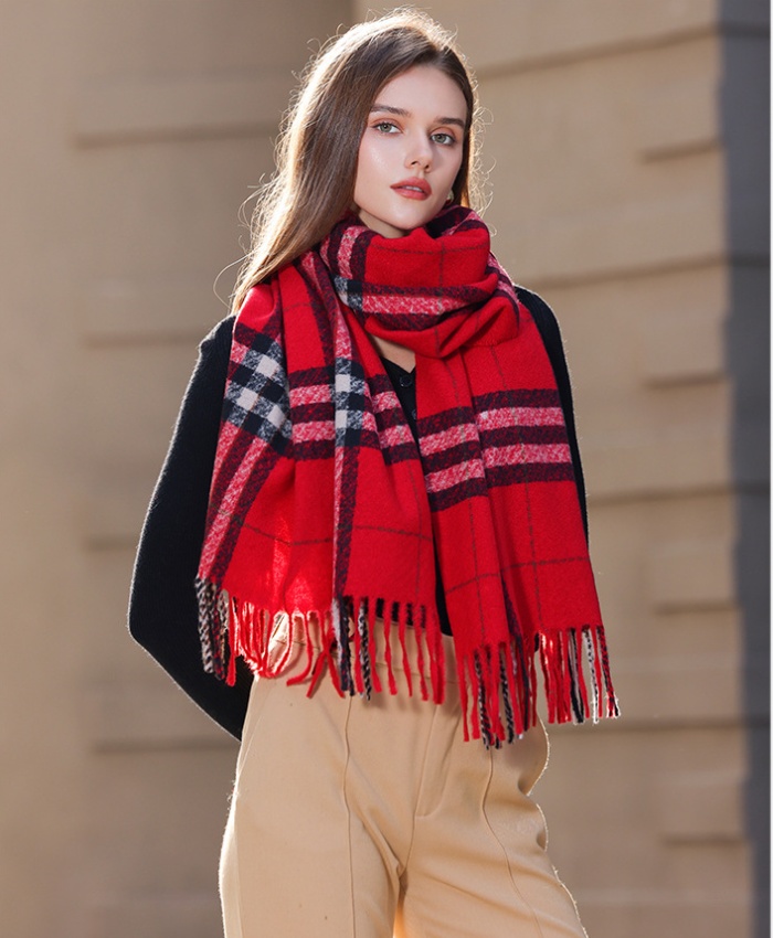 Student autumn and winter knitted scarves