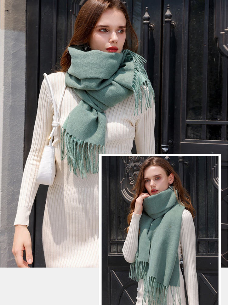 Thermal imitation of cashmere scarves for women