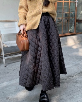High waist thick clip cotton Korean style skirt