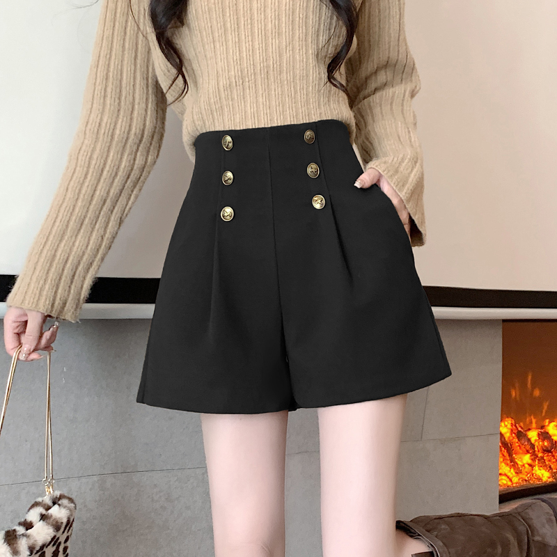 Korean style shorts autumn and winter boots pants for women