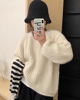 Autumn and winter thick needle lazy sweater for women