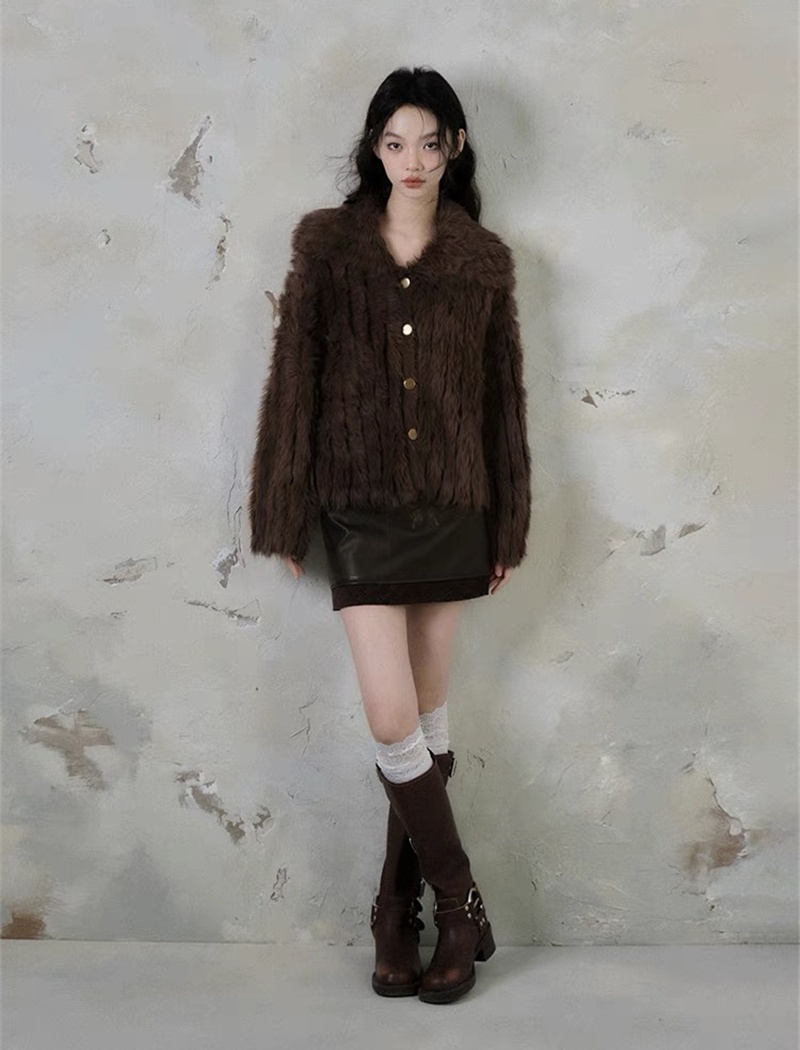 Autumn and winter loose sweater knitted cardigan