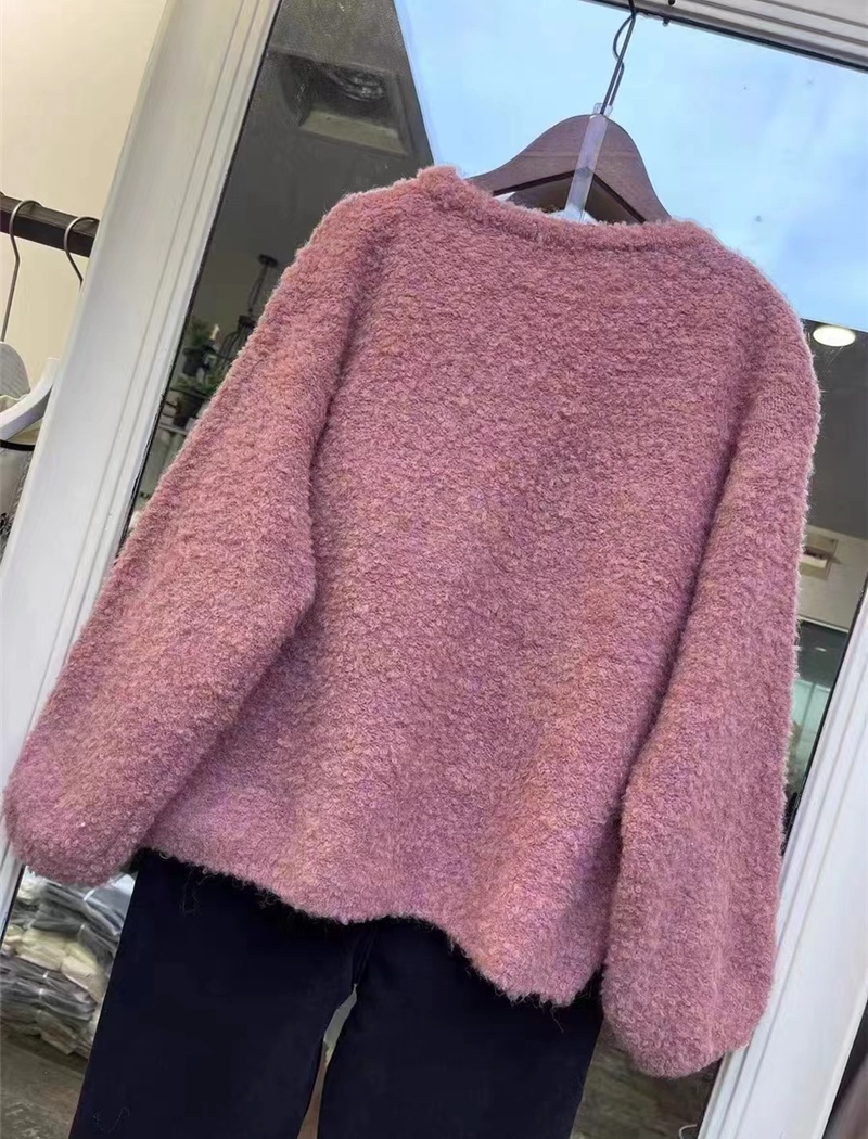 Niche colors slim sweater knitted short tops