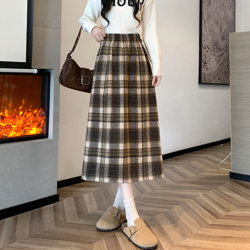 Long package hip autumn and winter skirt for women