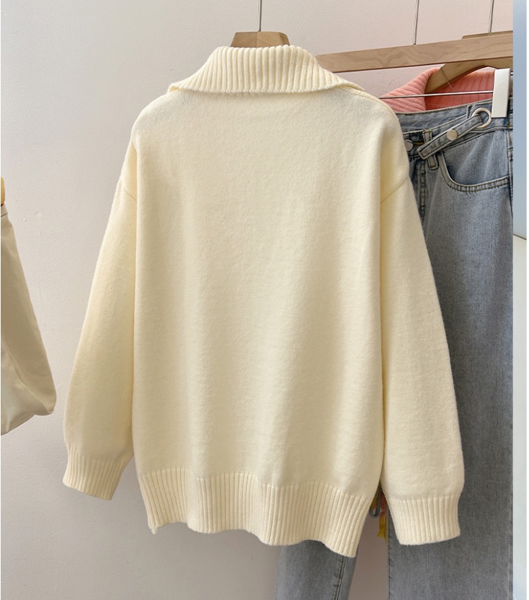 Stereoscopic autumn and winter sweater for women