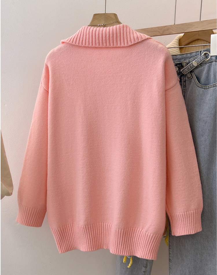 Stereoscopic autumn and winter sweater for women