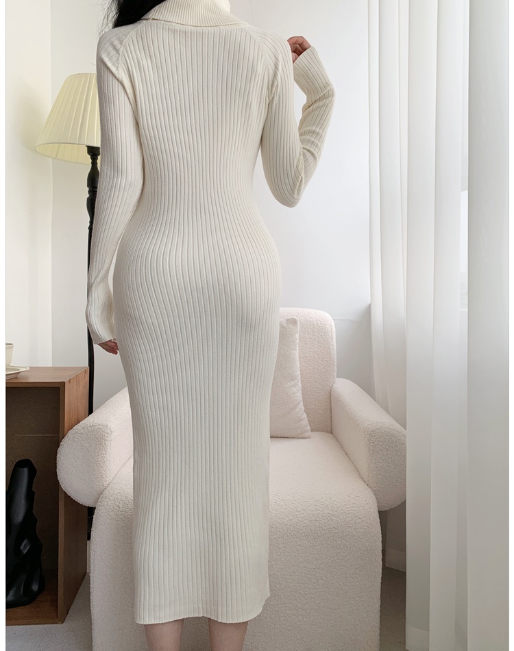 Autumn and winter bottoming dress slim long dress for women