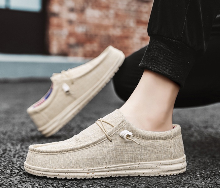 Casual lazy shoes Korean style cloth shoes for men