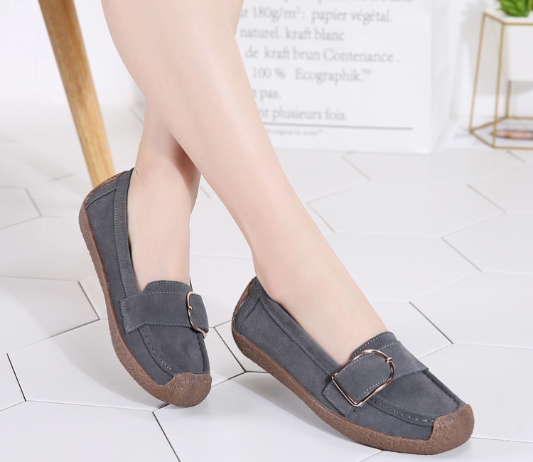 Large yard youth cozy Casual retro peas shoes for women