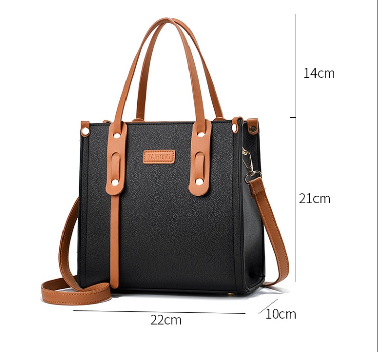 Mixed colors simple packet commuting handbag for women