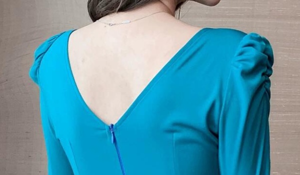 V-neck slim overalls long sleeve sexy autumn dress