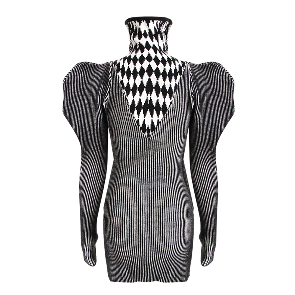 Shrug slim niche sweater dress diamond autumn and winter dress