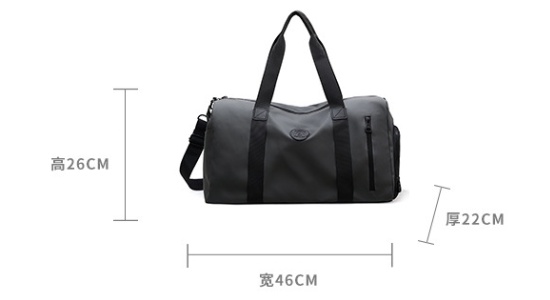 Fitness short handbag high capacity sports travel bag