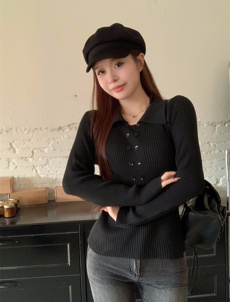 Autumn and winter bottoming Korean style sweater