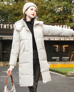 All-match Korean style down coat hooded long bread clothing