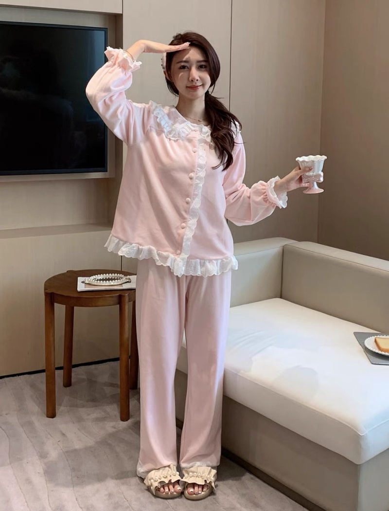 Autumn and winter Japanese style pajamas for women