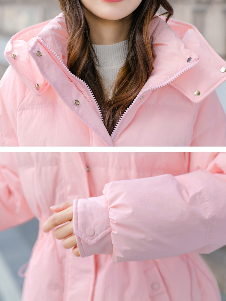 Winter students jacket long down coat for women