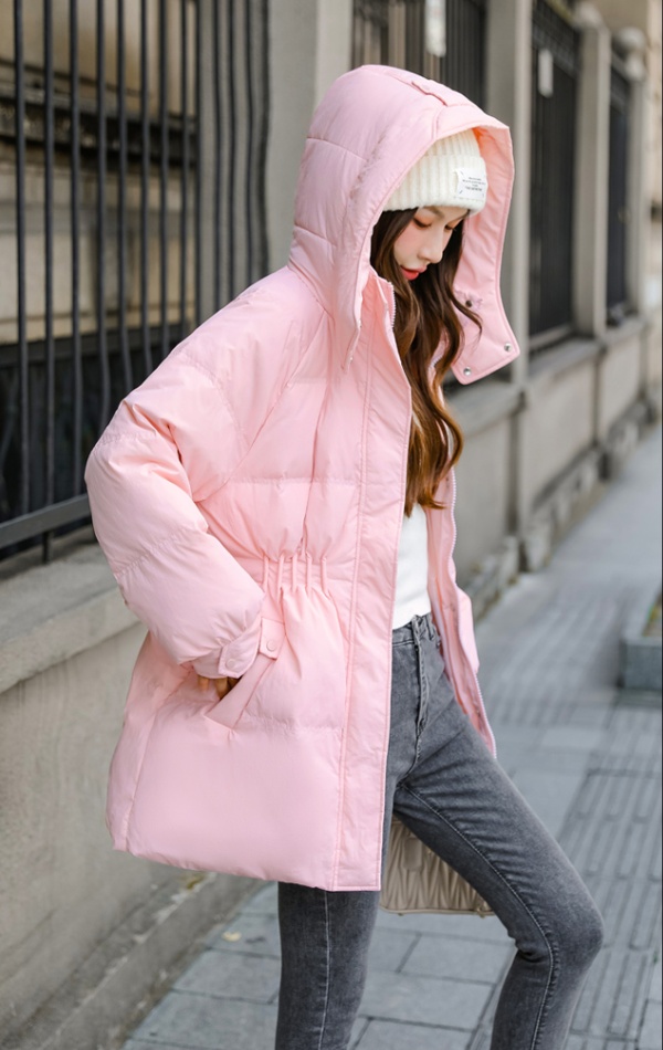 Winter students jacket long down coat for women