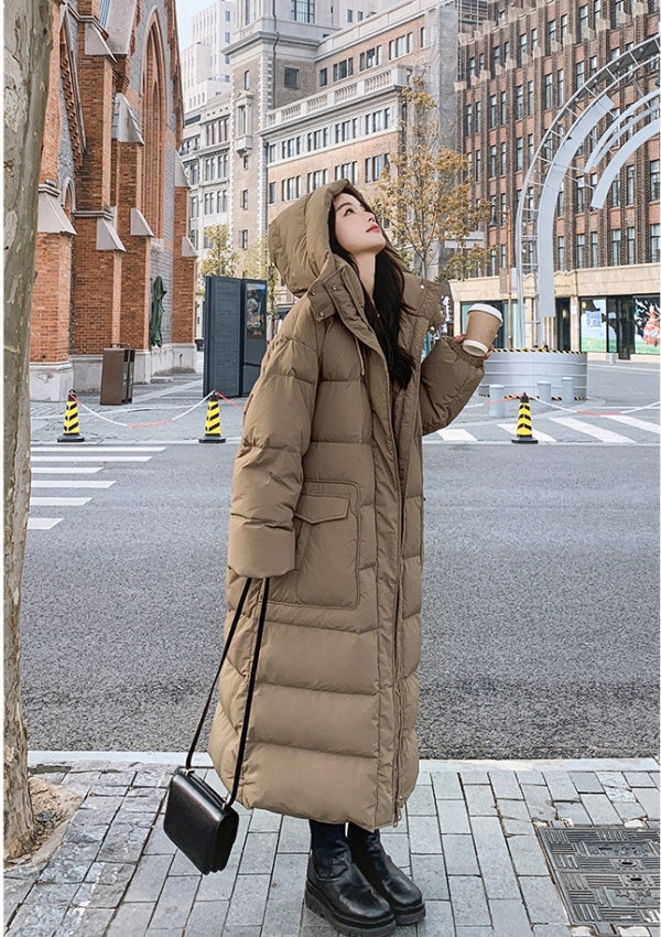 Thick down down coat Korean style coat for women