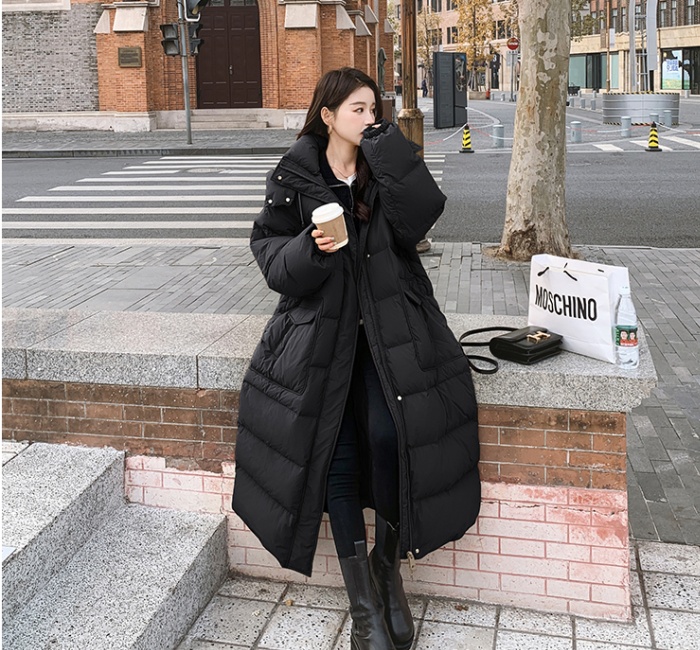 Thick down down coat Korean style coat for women