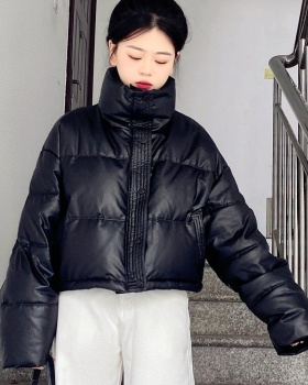 Winter down coat small fellow PU bread clothing for women