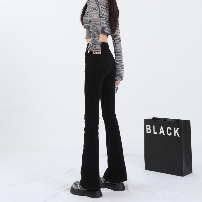 Slim jeans micro speaker long pants for women