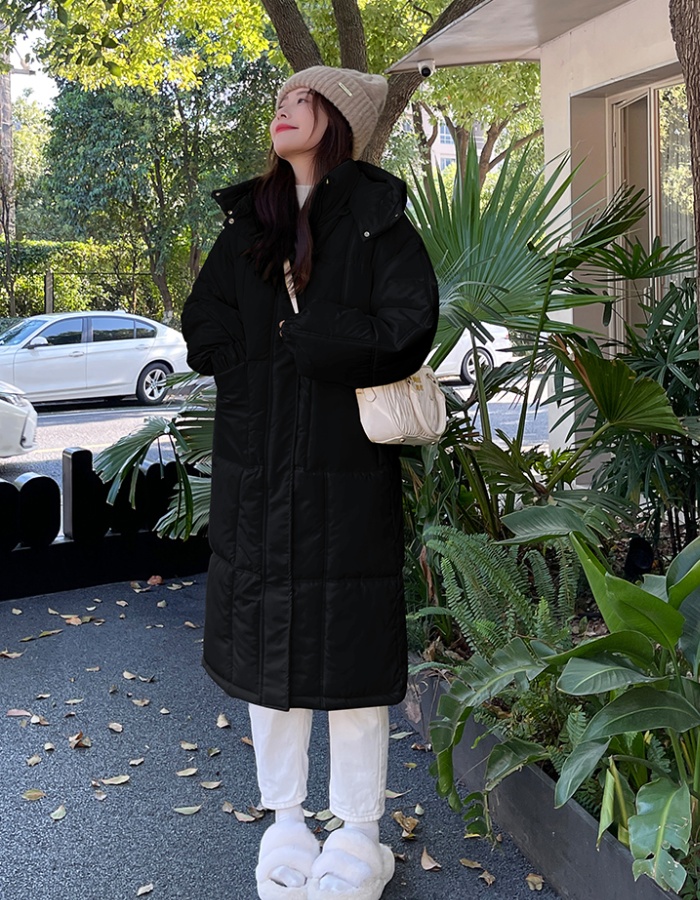 Korean style slim cotton coat winter coat for women