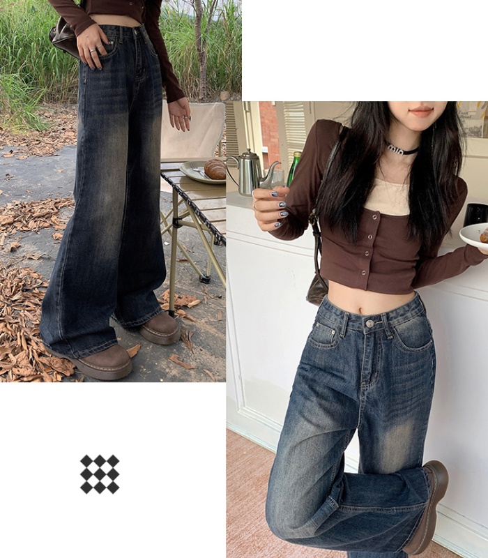 All-match long pants flare pants for women