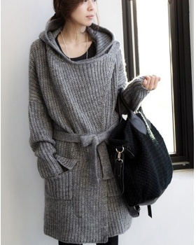 Korean style cardigan autumn and winter coat for women