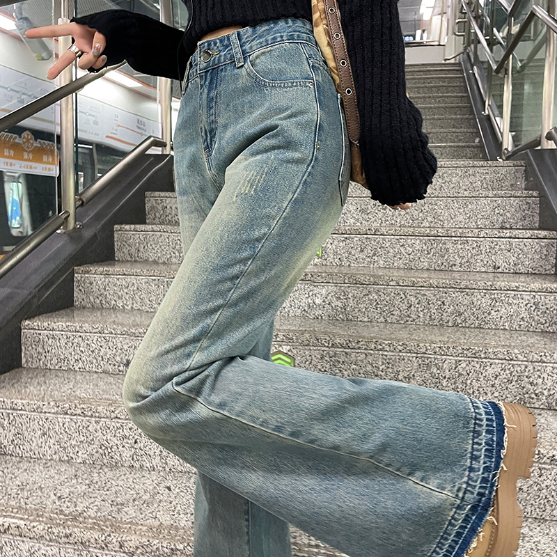 Spicegirl jeans American style long pants for women