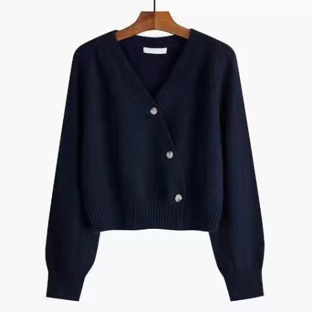 Loose knitted cardigan niche unique tops for women