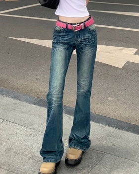 Speaker flare pants high waist jeans for women