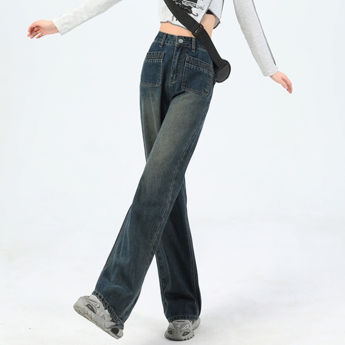 Autumn and winter drape jeans slim soft pants for women