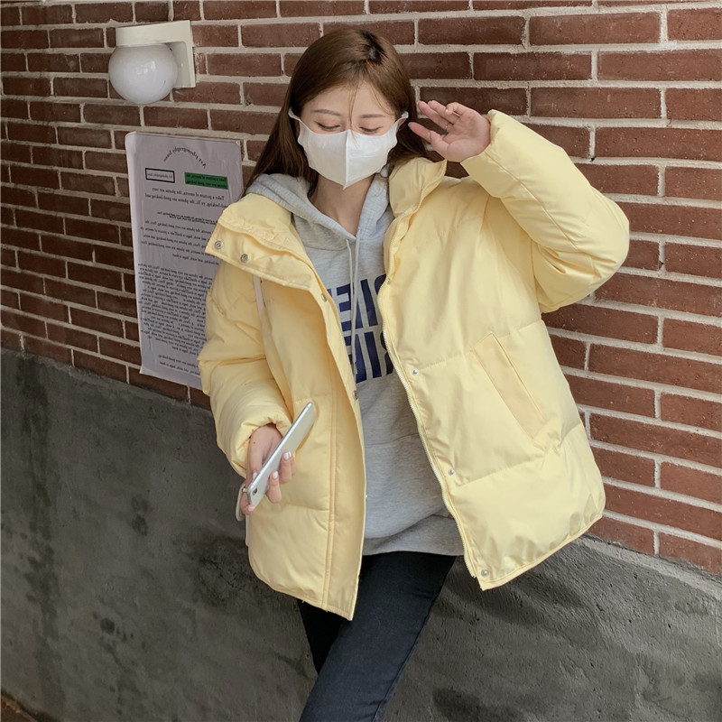 Loose embroidery cotton coat tender bread clothing