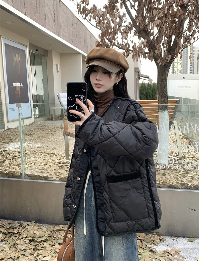 Clip cotton thick cotton coat quilted coat