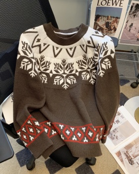 Christmas pullover Korean style sweater for women