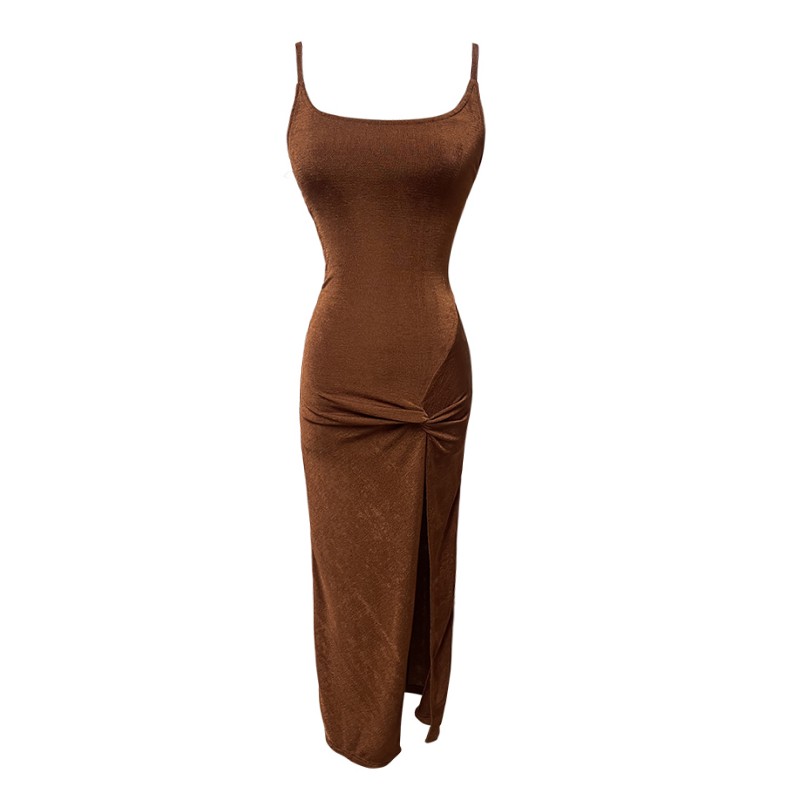 Package hip formal dress split dress for women