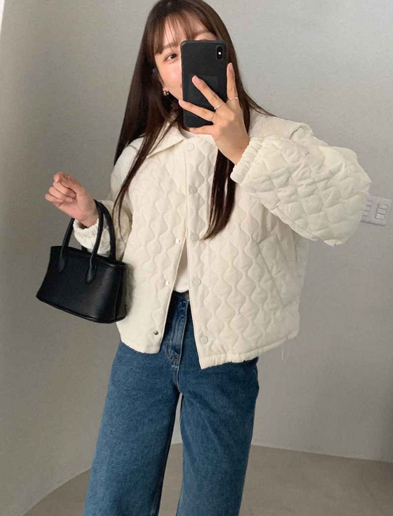 Korean style thermal coat autumn and winter cotton coat