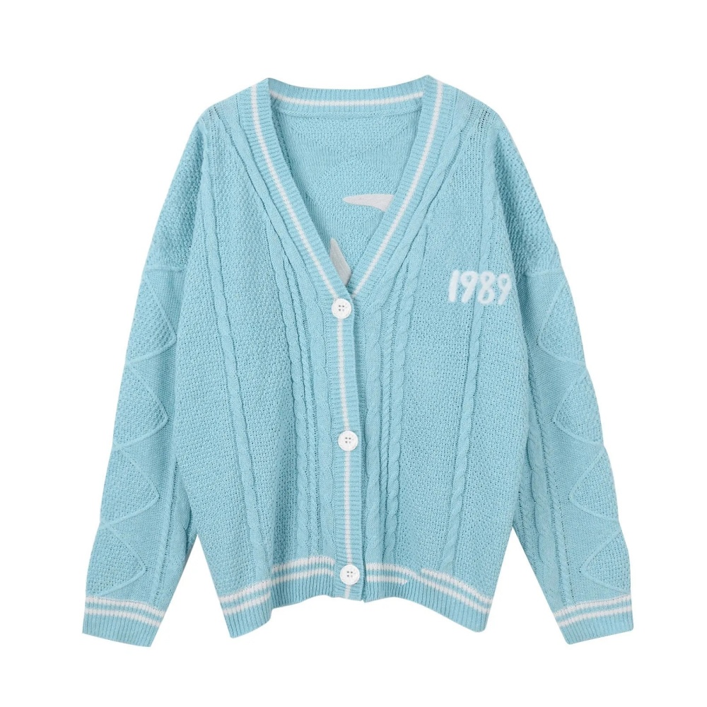 Autumn and winter cardigan show young sweater for women