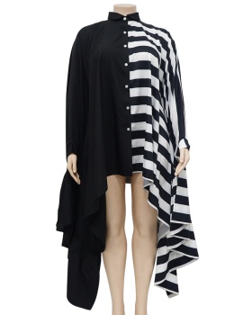 Large yard European style shawl stripe dress for women