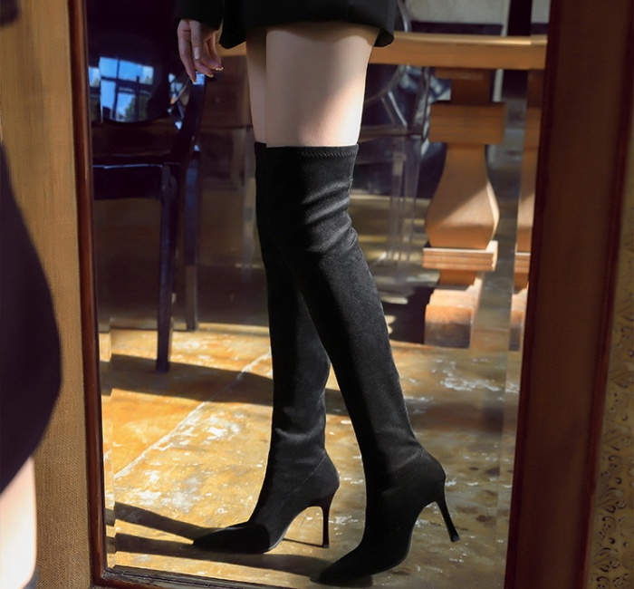 Broadcloth fashion winter European style thigh boots